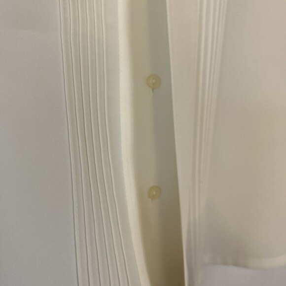 Yves St. Clair Blouse Vintage ivory size 12 button down - Picture 6 of 11